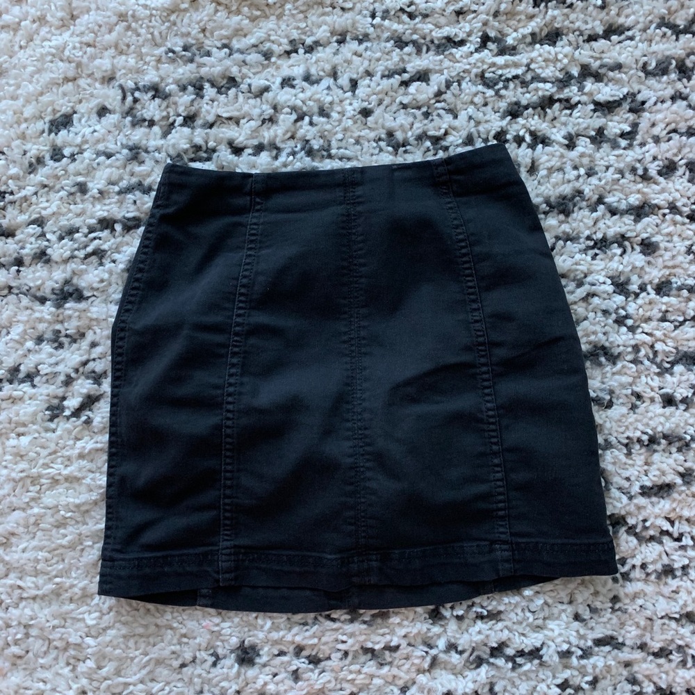 Free People Black Skirt